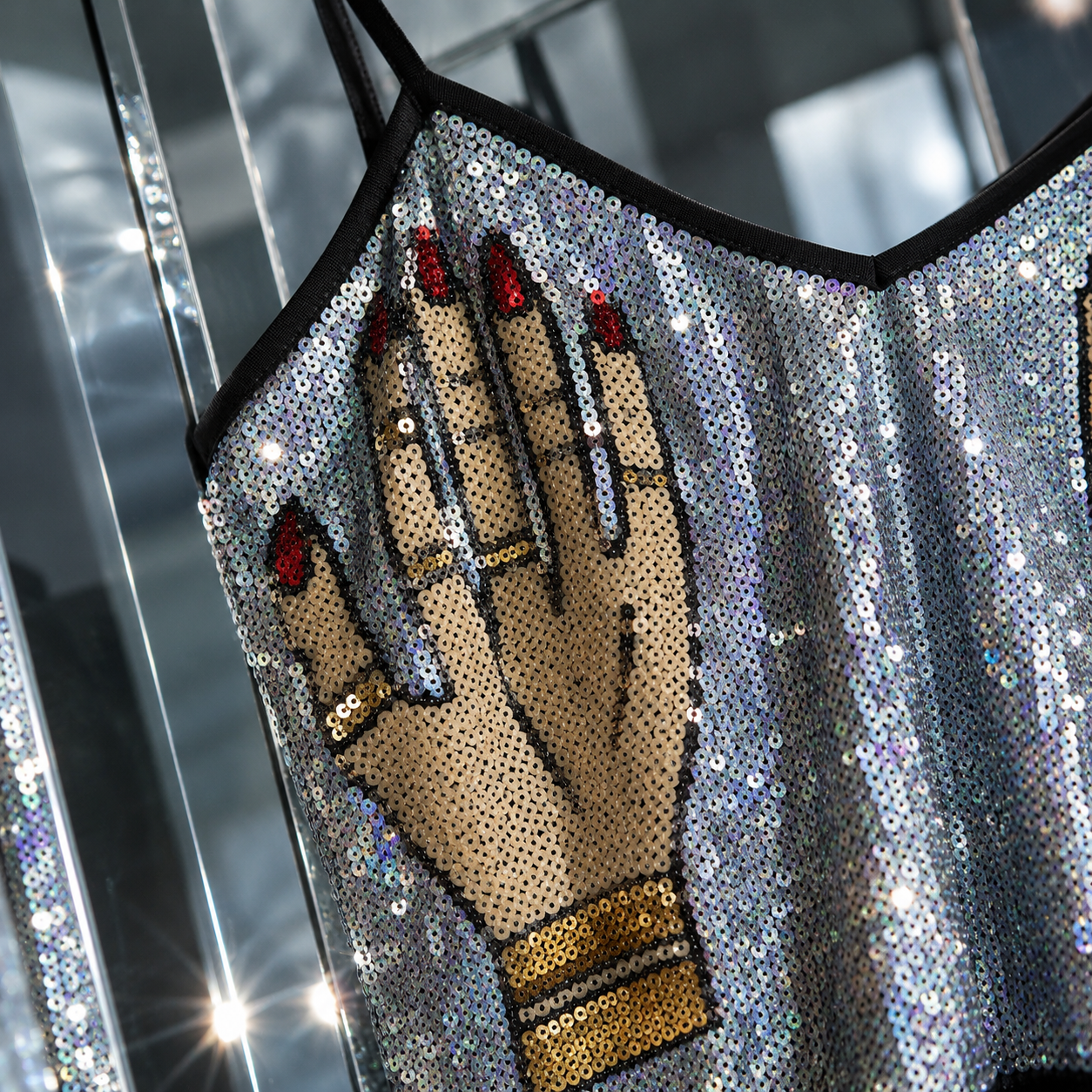 Palmistry Sequin Camisole Top